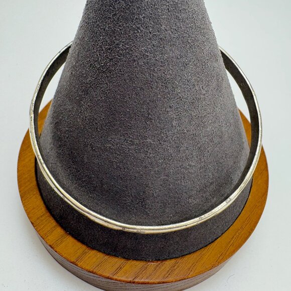 Vintage Sterling Silver PTO VALLARTA Mexico Bangle Bracelet Size 7.5" Fit - Picture 4 of 13